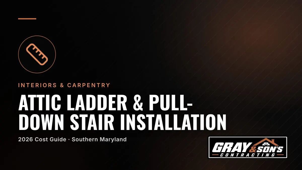Attic Ladder & Pull-Down Stair Installation Cost in Southern Maryland cost guide for Southern Maryland homeowners