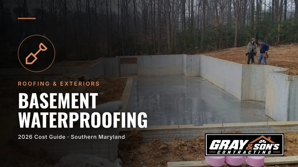 Basement Waterproofing Cost in Southern Maryland cost guide for Southern Maryland homeowners