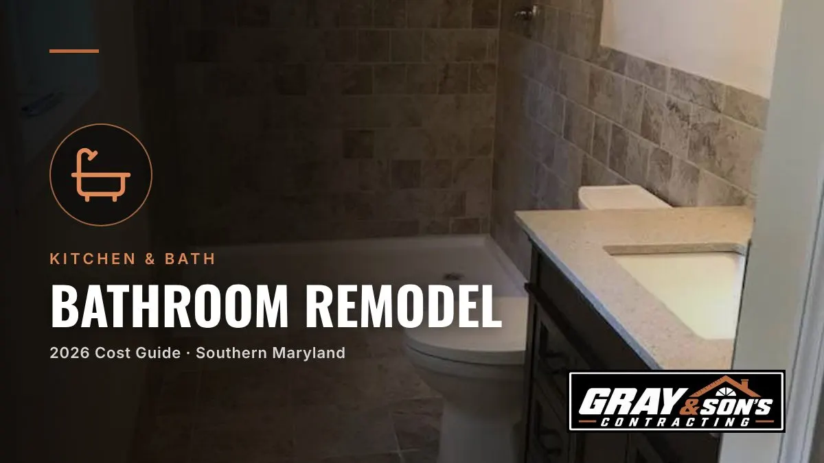 How Much Does a Bathroom Remodel Cost in Southern Maryland? (2026 Guide) cost guide for Southern Maryland homeowners