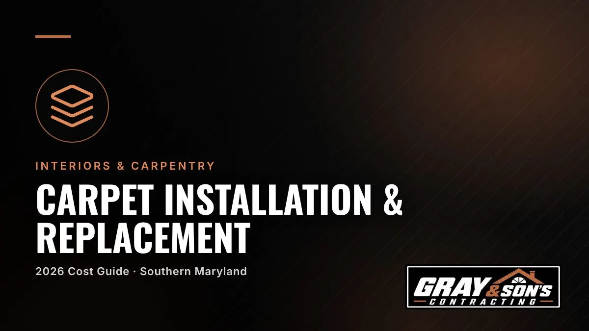 Carpet Installation & Replacement Cost in Southern Maryland cost guide for Southern Maryland homeowners