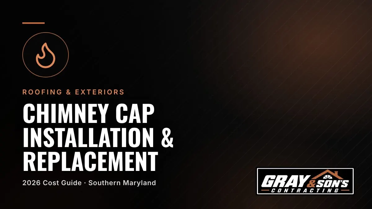 Chimney Cap Installation & Replacement Cost in Southern Maryland cost guide for Southern Maryland homeowners
