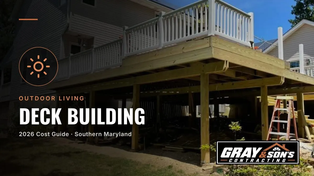 Deck Building Cost in Southern Maryland cost guide for Southern Maryland homeowners