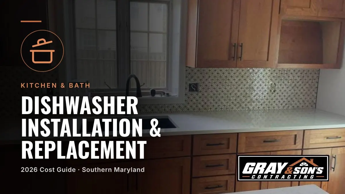 Dishwasher Installation & Replacement Cost in Southern Maryland cost guide for Southern Maryland homeowners