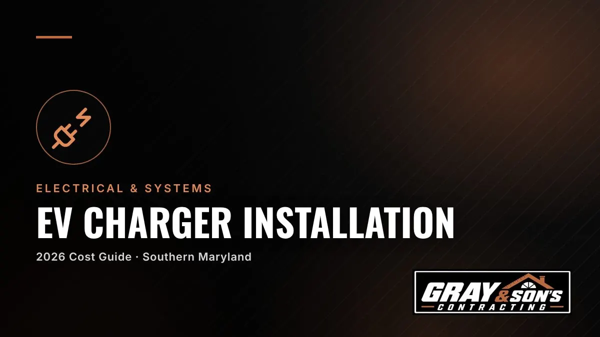 EV Charger Installation Cost in Southern Maryland cost guide for Southern Maryland homeowners