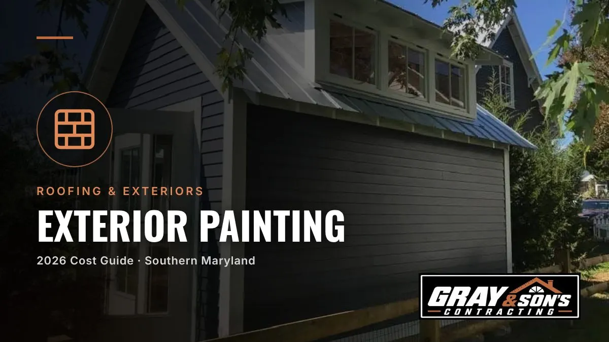 Exterior Painting Cost in Southern Maryland by Siding Type cost guide for Southern Maryland homeowners