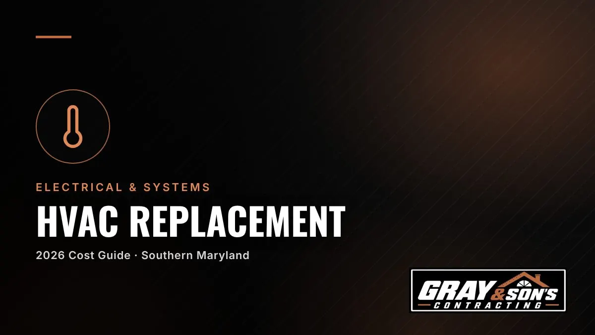 HVAC Replacement Cost in Southern Maryland cost guide for Southern Maryland homeowners