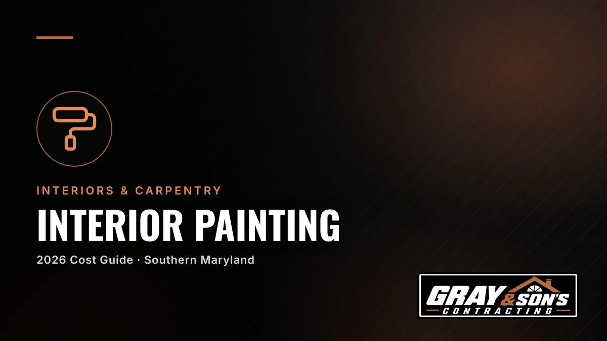 Interior Painting Cost in Southern Maryland cost guide for Southern Maryland homeowners