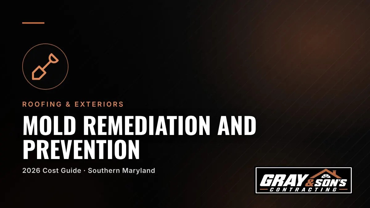 Mold Remediation and Prevention Cost in Southern Maryland cost guide for Southern Maryland homeowners