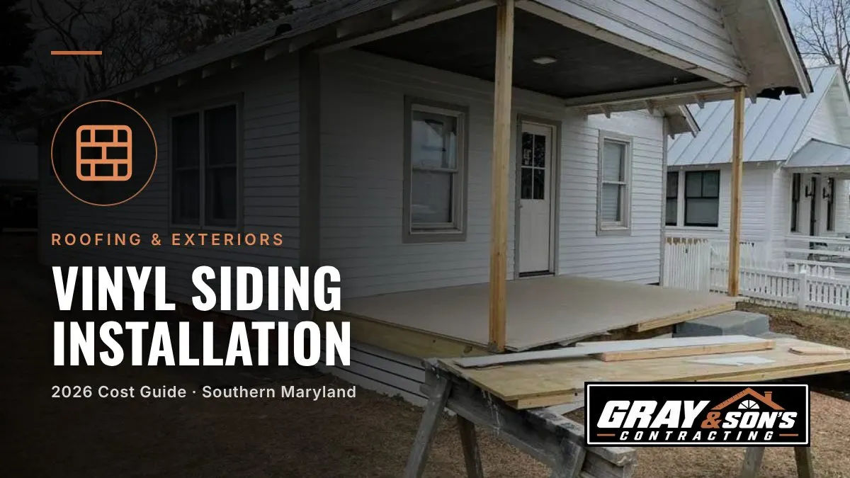 Vinyl Siding Installation Cost in Southern Maryland cost guide for Southern Maryland homeowners