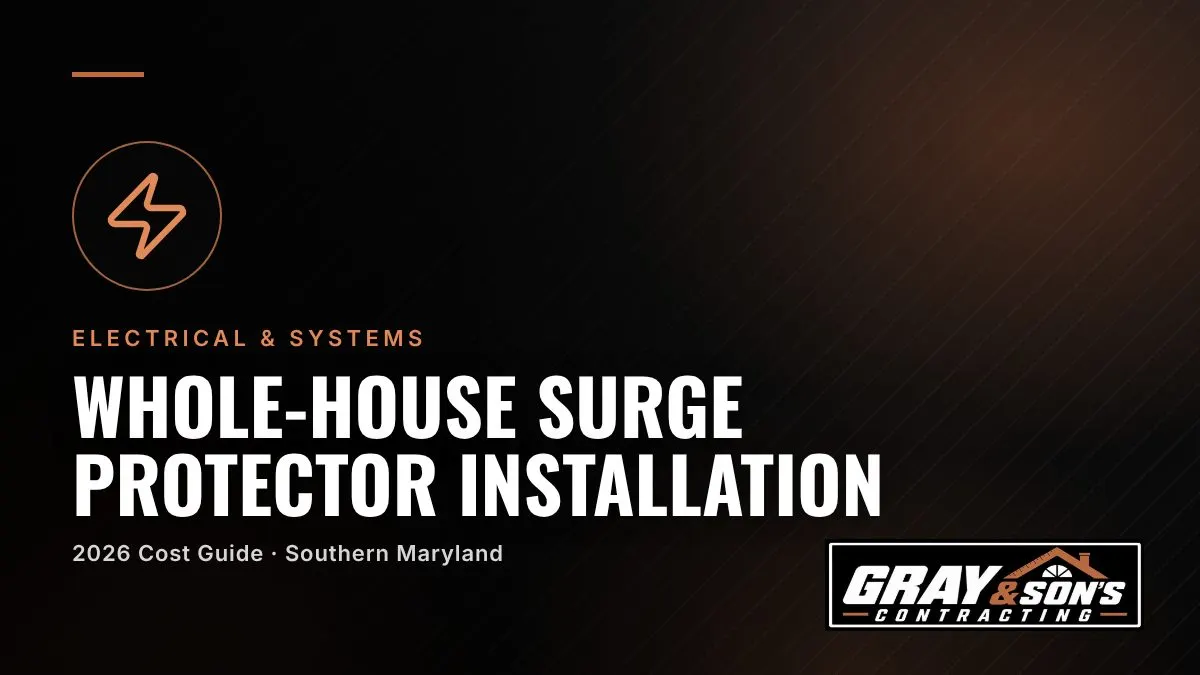 Whole-House Surge Protector Installation Cost in Southern Maryland cost guide for Southern Maryland homeowners