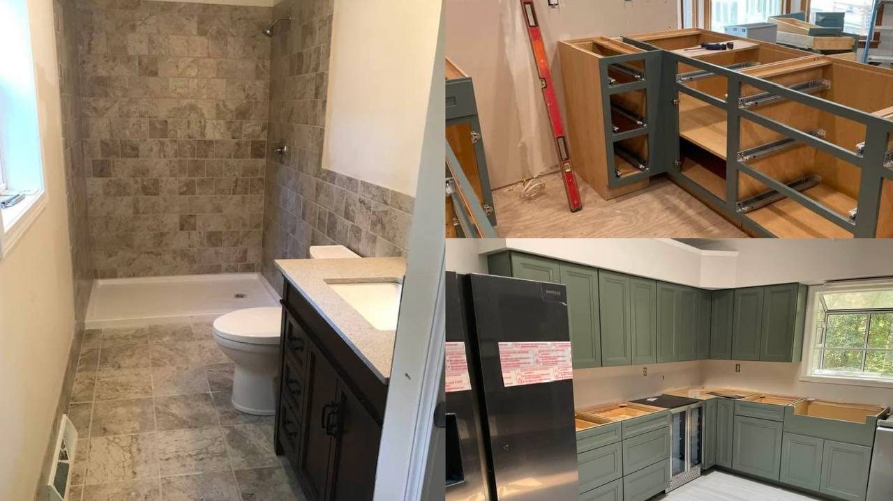 Full Bath and Kitchen Remodel, Gray & Sons Contracting project in Southern Maryland